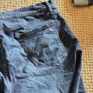 rag & bone Dark Blue Relaxed Jeans